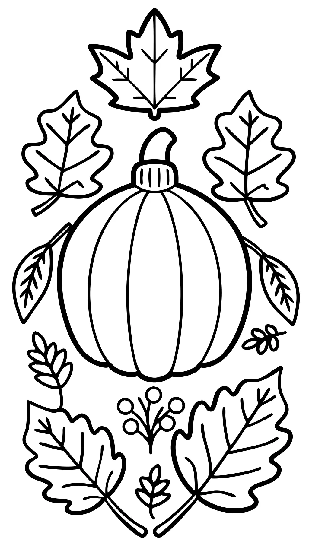 fall leaves coloring pages